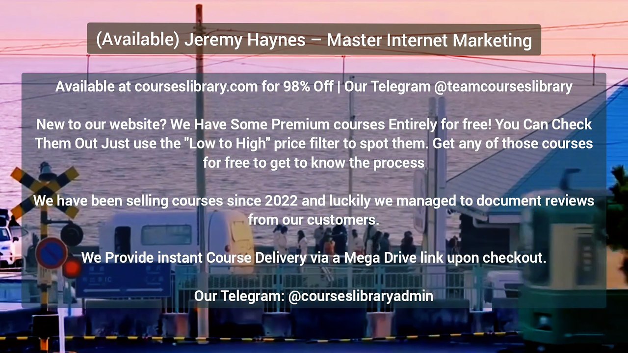 (Available) Jeremy Haynes – Master Internet Marketing