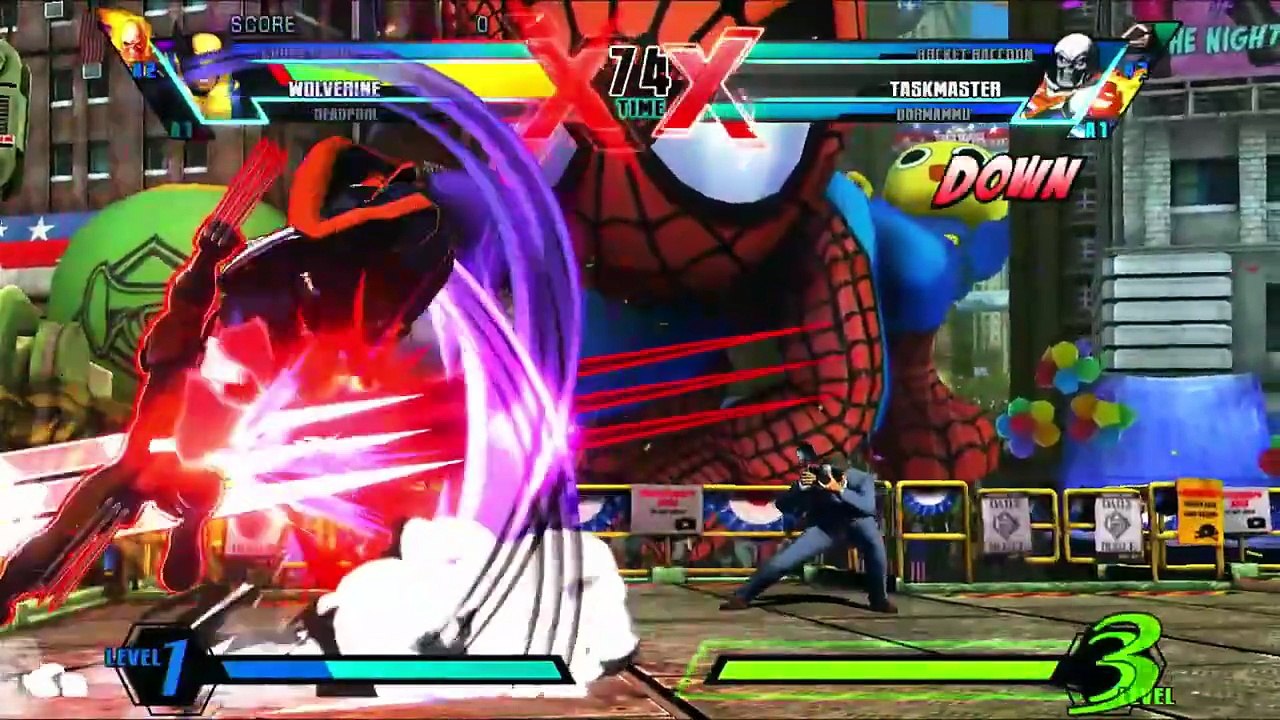 Ultimate Marvel vs. Capcom 3 _ DeadPool Wolverine and Ghost Rider