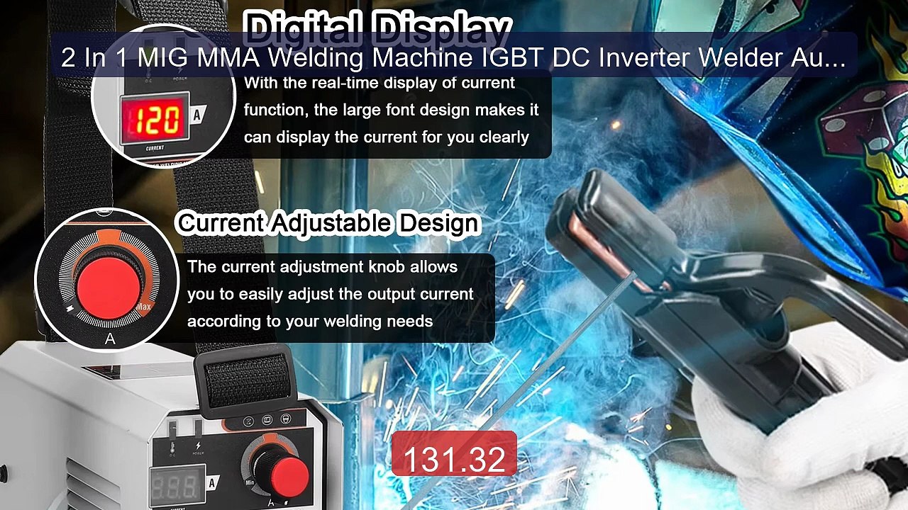 2 In 1 MIG MMA Welding Machine IGBT DC Inverter Welder Automatic Wi... -- Top Rated 2026 | Buy Now!