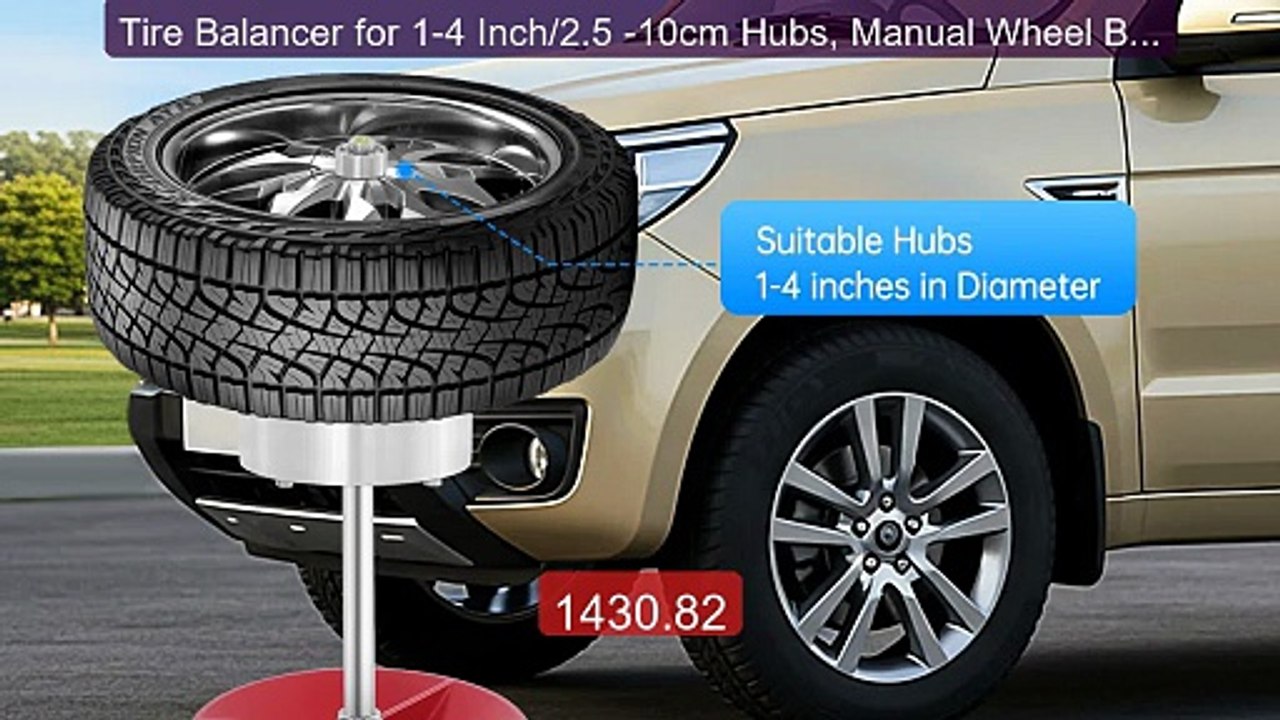 Tire Balancer for 1-4 Inch/2.5 -10cm Hubs, Manual Wheel Balancing M... -- Top Rated 2026 | Buy Now!