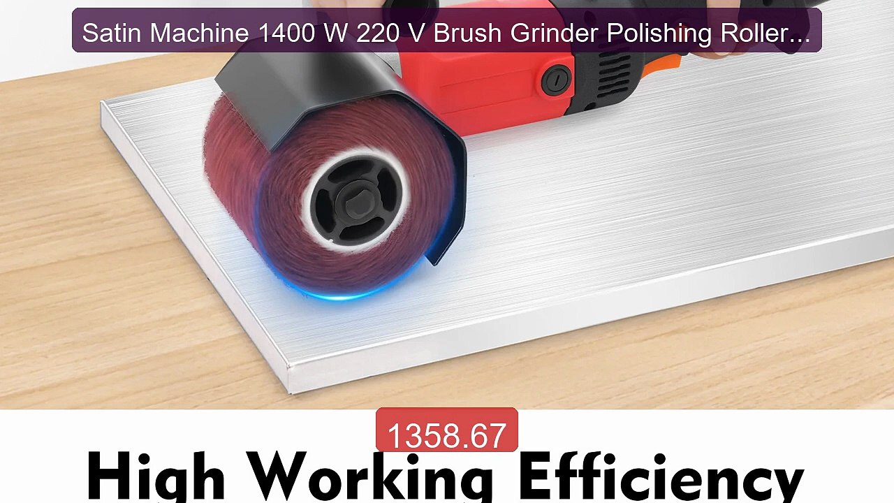 Satin Machine 1400 W 220 V Brush Grinder Polishing Roller Sand... -- Hot Deal 2026 | Limited Offer!