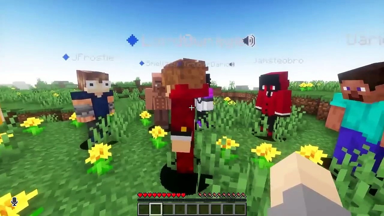 10 Minecraft Players Survive THE BROKEN SCRIPT (ABSOLUTE CHAOS)