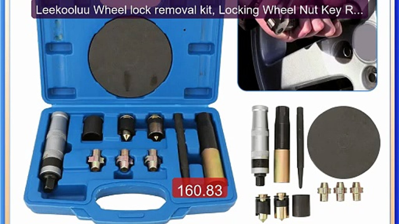 Leekooluu Wheel lock removal kit, Locking Wheel...