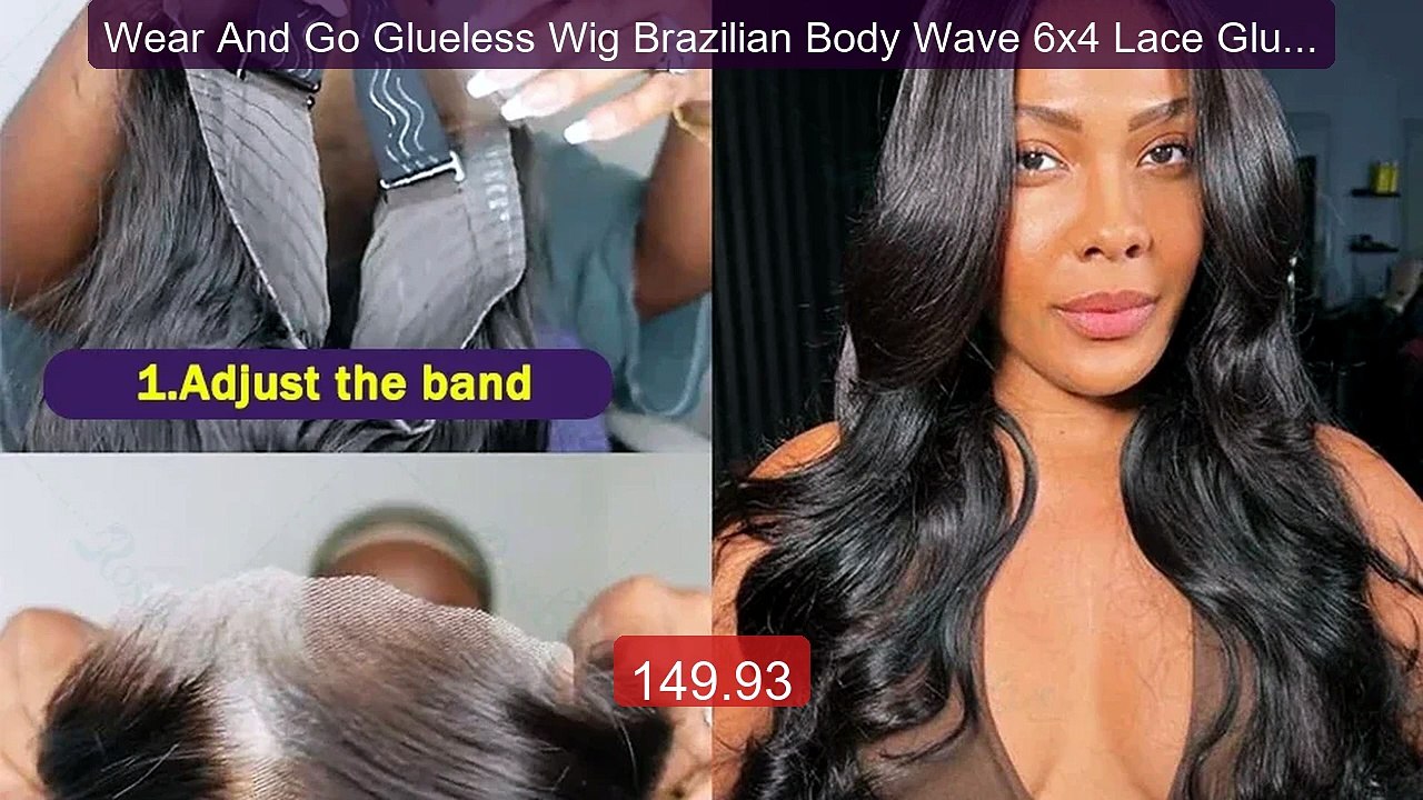 Wear And Go Glueless Wig Brazilian Body Wave 6x4 Lace Glueless... -- Hot Deal 2026 | Limited Offer!