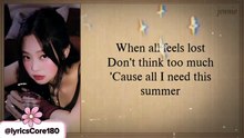 JENNIE (제尼) - Less Than a Lover (Sped Up / Nightcore) [Lyrics] ☀️