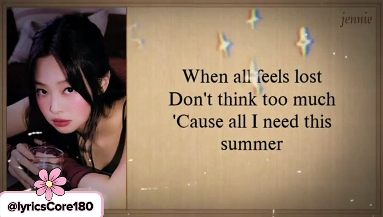 JENNIE (제尼) - Less Than a Lover (Sped Up / Nightcore) [Lyrics] ☀️