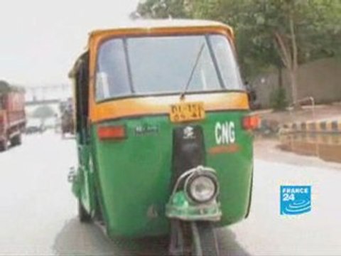 Les rickshaws écolos de New Delhi