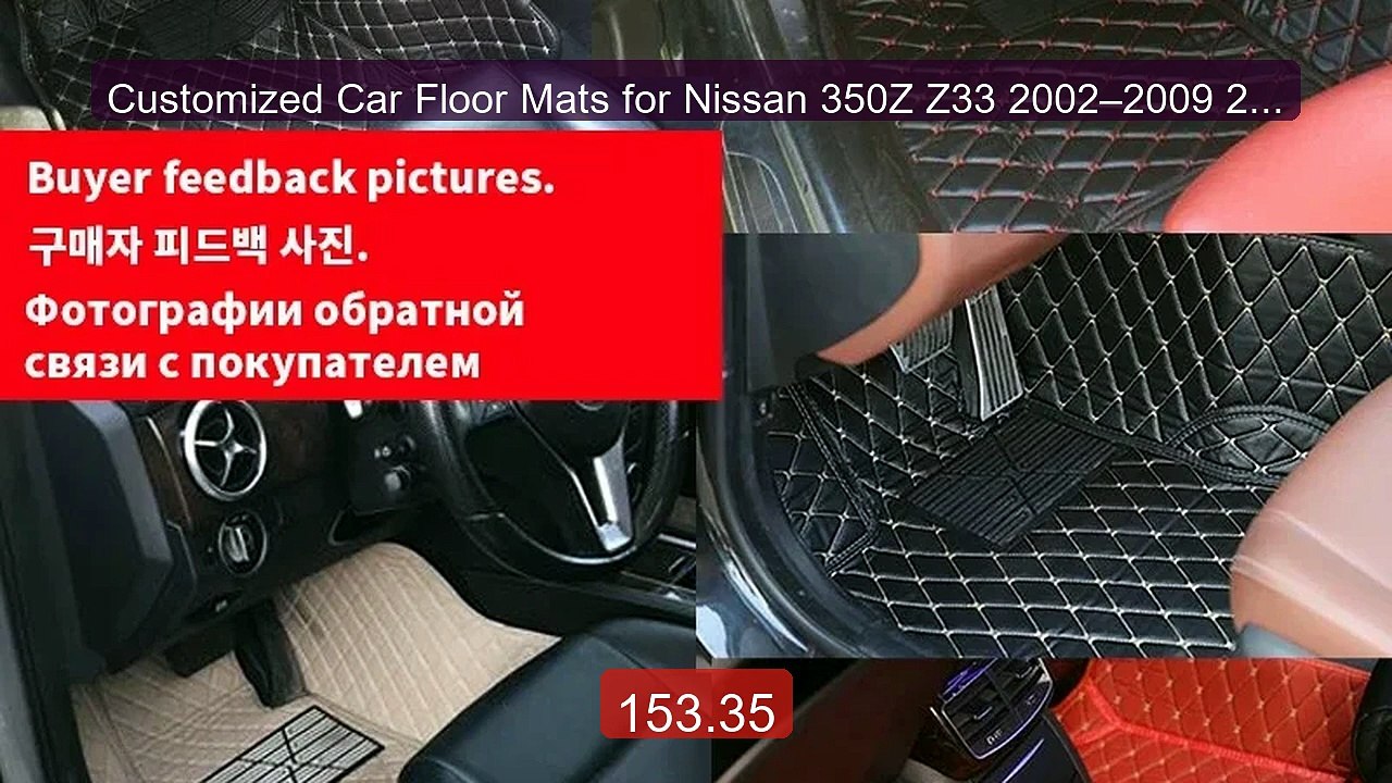 Customized Car Floor Mats for Nissan 350Z Z33 2002–2009 2Door ... -- Best Buy 2026 | Great Quality!