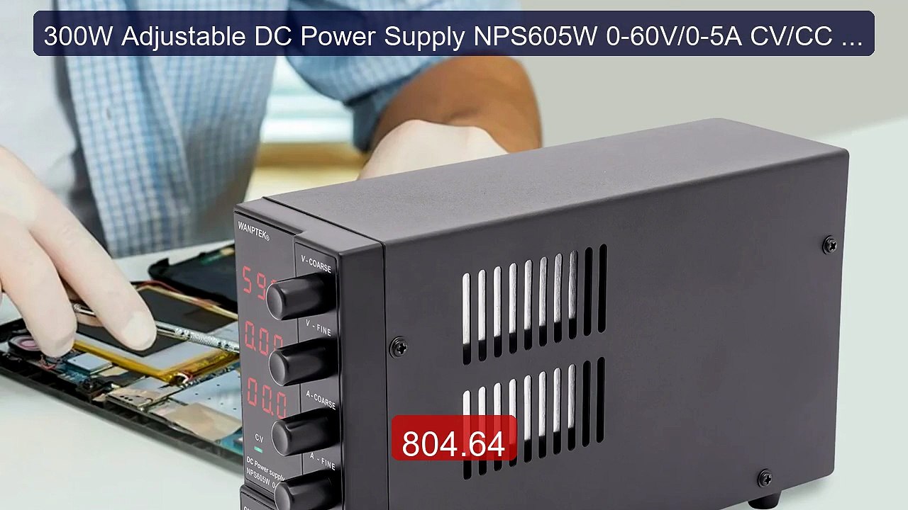 300W Adjustable DC Power Supply NPS605W 0-60V/0-5A CV/CC Mode,... -- Hot Deal 2026 | Limited Offer!