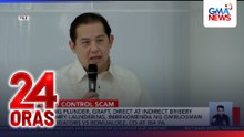 Kasong plunder, graft, direct at indirect bv bribery, at money laundering, inirekomenda ng Ombudsman investigators vs. Romualdez, Co at iba pa | 24 Oras