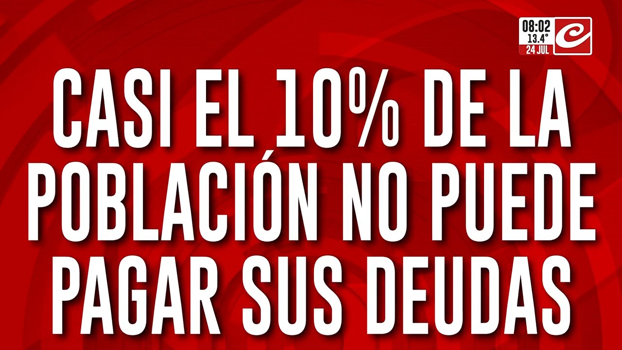 Sueldos congelados: el 10% de la población no llega a pagar sus deudas
