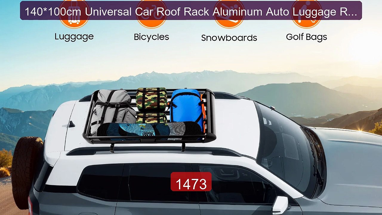140*100cm Universal Car Roof Rack Aluminum Auto Luggage Rack Durab... -- Best Deal 2026 | Shop Now!