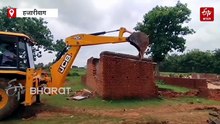 हजारीबाग में वन भूमि पर अतिक्रमण के खिलाफ चला अभियान बुलडोजर, अवैध निर्माण ध्वस्त