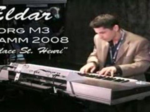 Eldar sur Korg M3 au NAMM 2008 #1