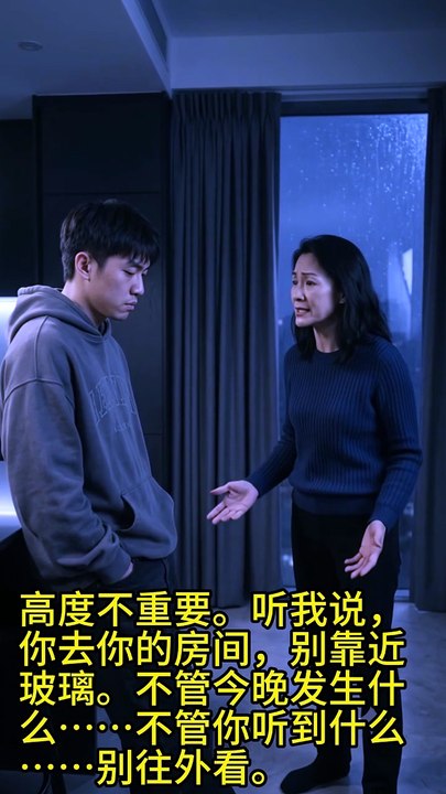 不听妈妈的话，我看到我自己在窗外喊救命