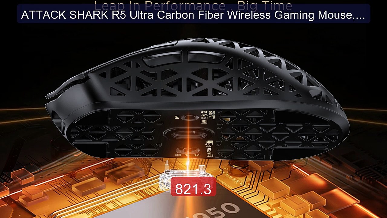 ATTACK SHARK R5 Ultra Carbon Fiber Wireless Gaming Mouse, P... -- Top Pick 2026 | Unbeatable Price!