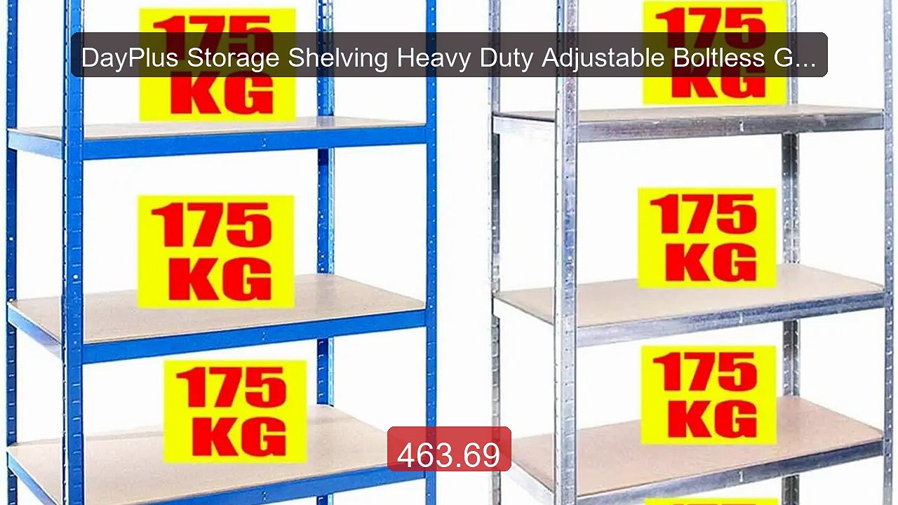 DayPlus Storage Shelving Heavy Duty Adjustable Boltless Garage Meta... -- Top Rated 2026 | Buy Now!
