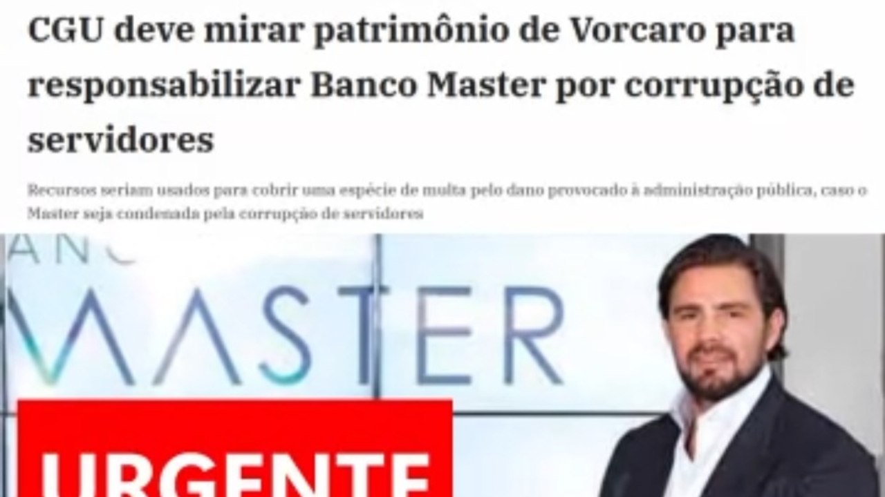 🚨🚨CONFIRA - CASO MASTER GANHA NOVO CAPÍTULO.