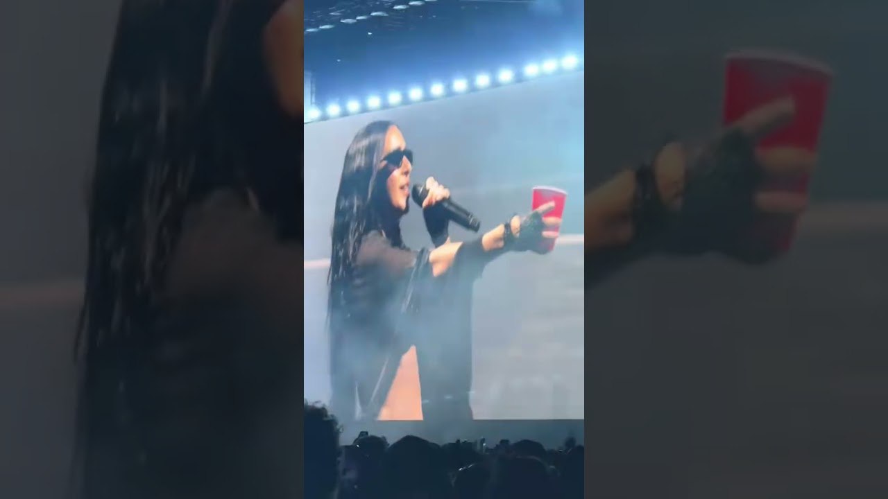 Red solo cups are so brat #charlixcx #coachella #brat