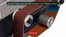 Circular Table Saw and Belt Sander| 2-in-1 Multi-function Mini... -- Best Buy 2026 | Great Quality!