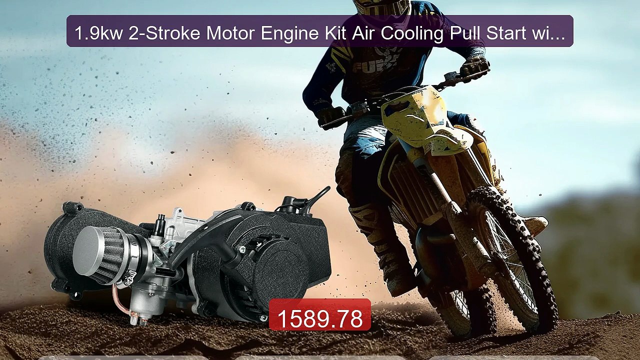 1.9kw 2-Stroke Motor Engine Kit Air Cooling Pull Start with Fuel Ta... -- Top Rated 2026 | Buy Now!