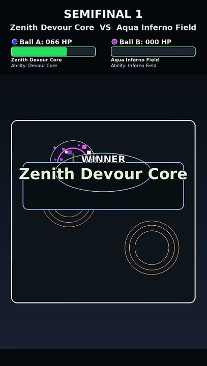 Epic Marble Race: Zenith Devour Core vs Aurora Sentry Totem | AI Physics Battle | Arc Cup Stage
