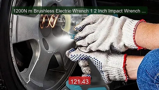 1200N m Brushless Electric Wrench 1 2 Inch Impact Wrench El... Top Pick 2026 | Unbeatable Price!