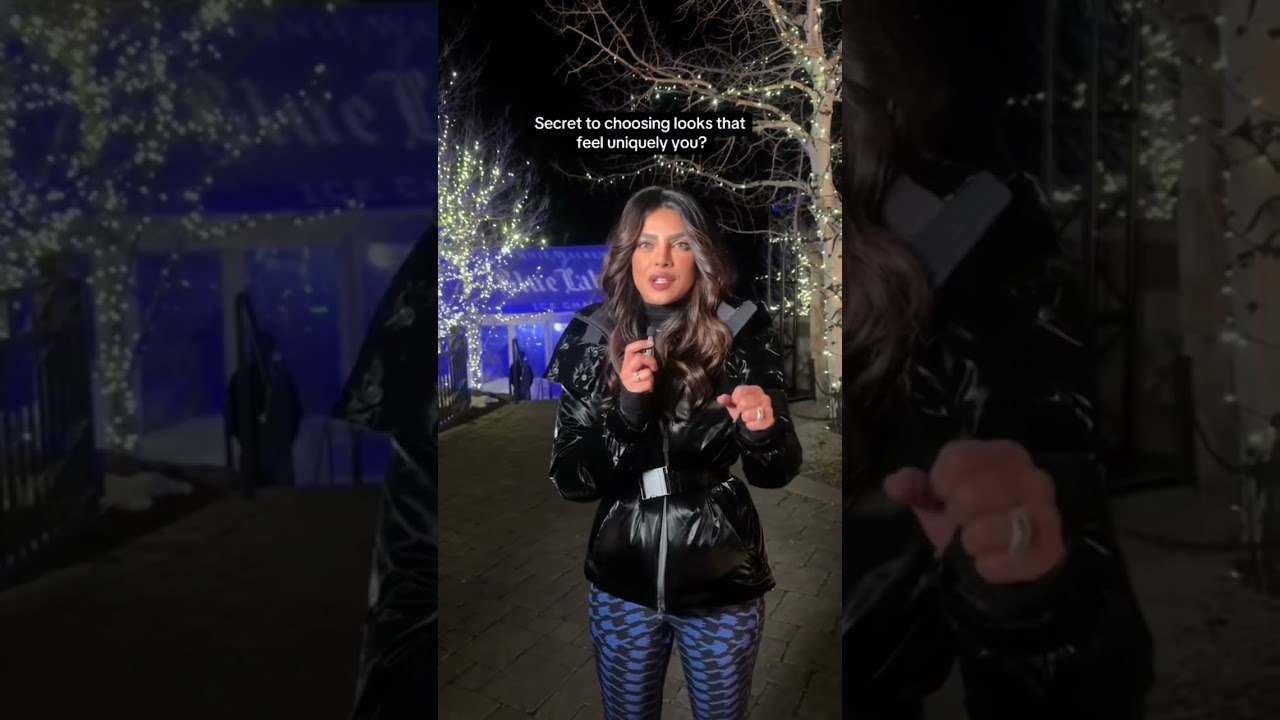 Priyanka Chopra +Johnnie Walker + Perfect Moment = epic ski looks⛷️ Catch our chat from Deer Valley!