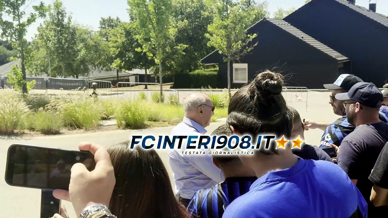 VIDEO FCIN1908 / Inter, arrivato in ritiro a Donaueschingen il presidente Marotta