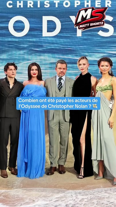 Combien ont été payé les acteurs de l’Odyssée de Christopher Nolan 💸