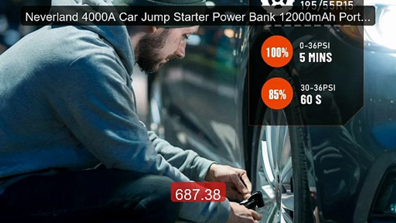 Neverland 4000A Car Jump Starter Power Bank 12000mAh Portable ... -- Hot Deal 2026 | Limited Offer!
