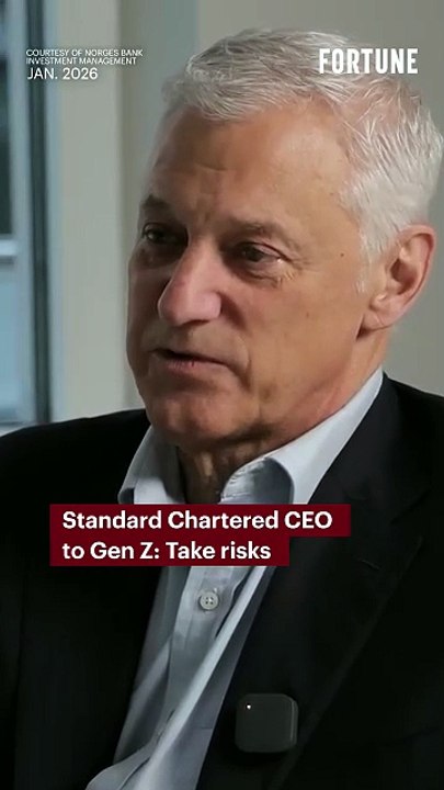 Standard Chartered CEO to Gen Z: Take risks