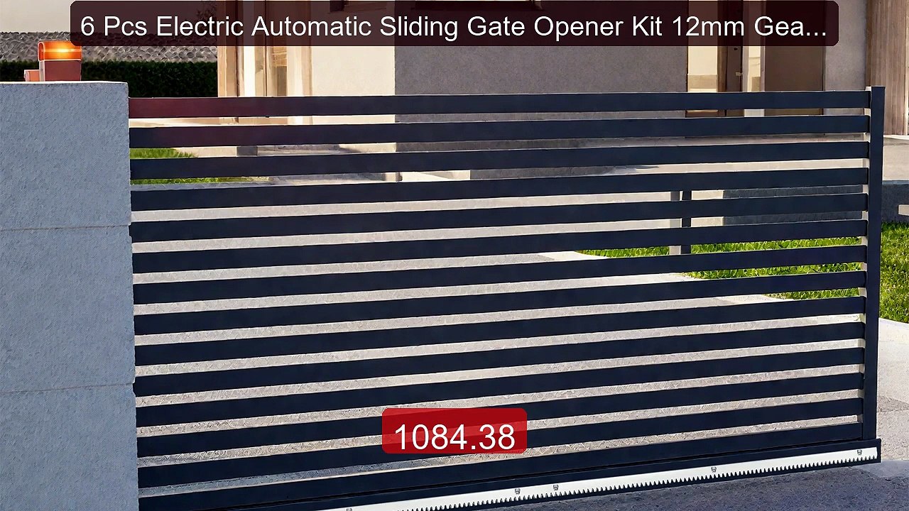 6 Pcs Electric Automatic Sliding Gate Opener Kit 12mm Gear ... -- Top Pick 2026 | Unbeatable Price!