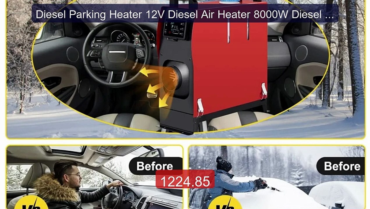 Diesel Parking Heater 12V Diesel Air Heater 8000W Diesel Parki... -- Best Buy 2026 | Great Quality!