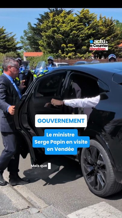 Le ministre Serge Papin en Vendée