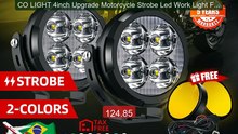 CO LIGHT 4inch Upgrade Motorcycle Strobe Led Work Light Fog light ... -- Best Deal 2026 | Shop Now!