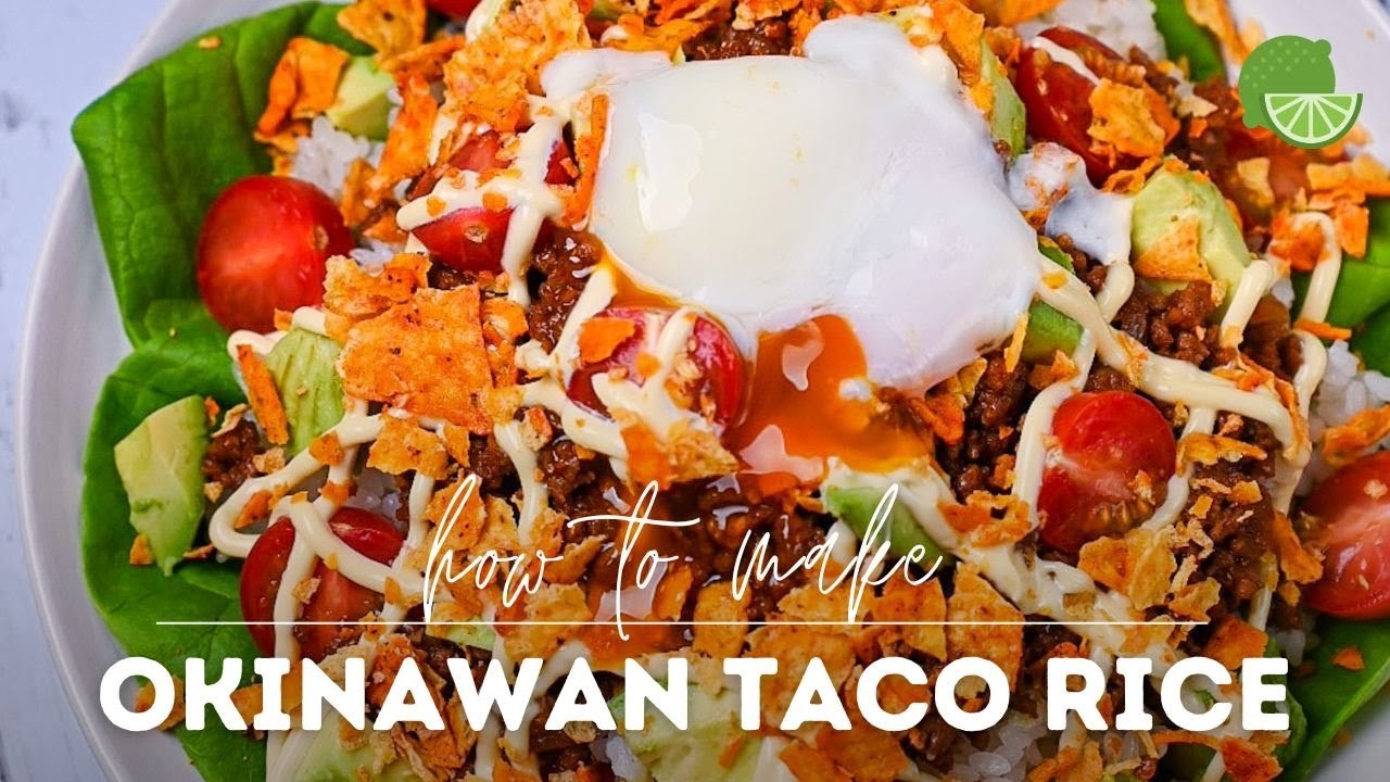 Okinawa Taco Rice Bowl Recipe (Cafe Style)