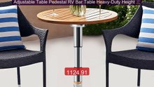 Adjustable Table Pedestal RV Bar Table Heavy-Duty Height Adjus... -- Hot Deal 2026 | Limited Offer!