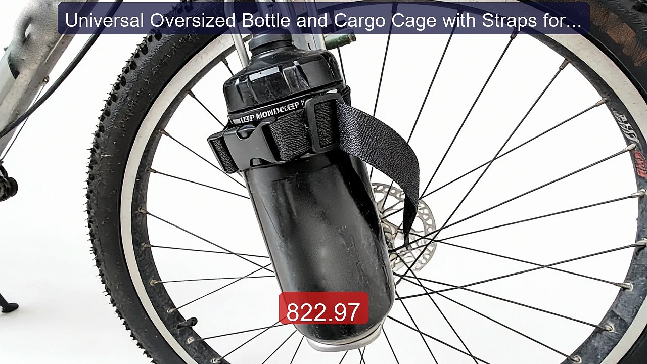 Universal Oversized Bottle and Cargo Cage with Straps for Gra... -- Amazing Value 2026 | Must Have!