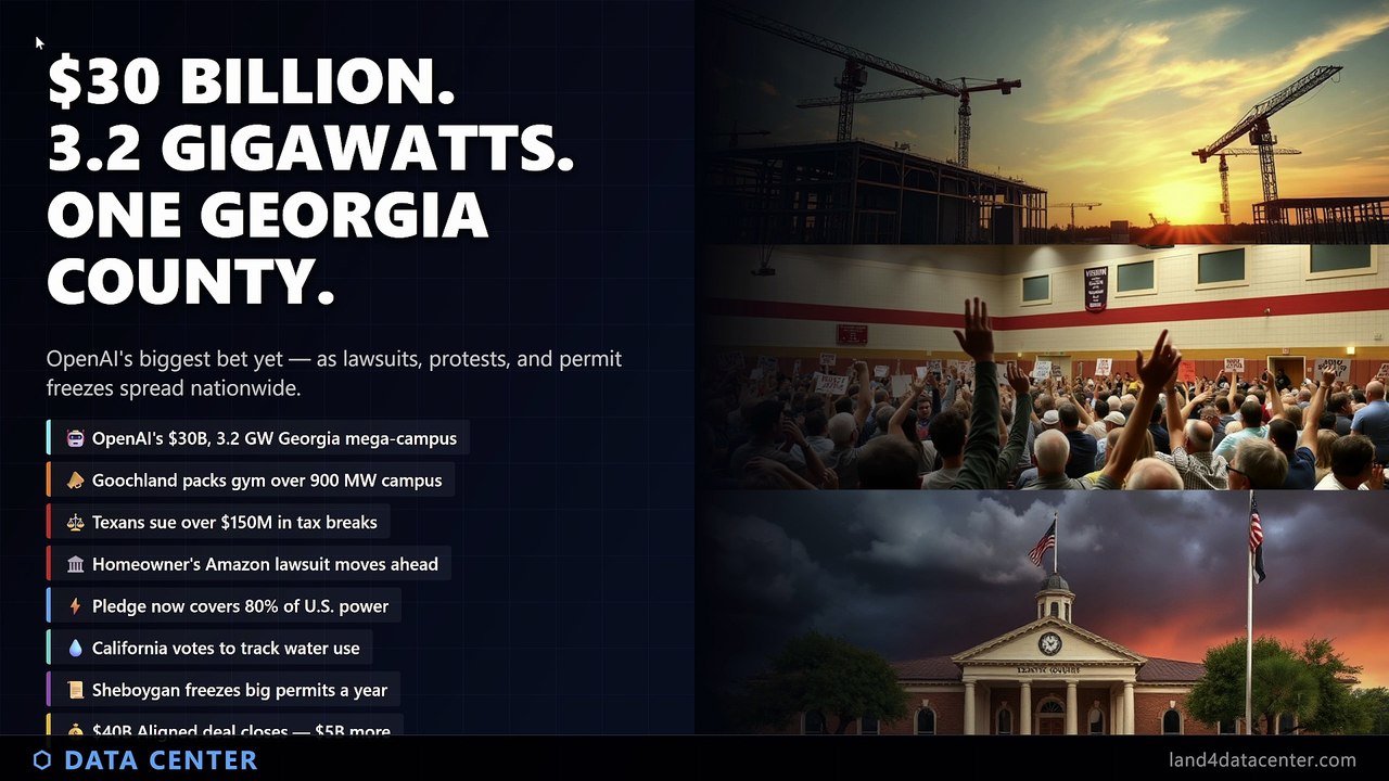 OpenAI Just Bet $30 Billion on One Georgia County — Locals Aren't Sold