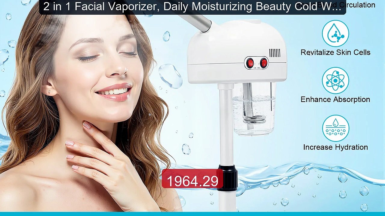2 in 1 Facial Vaporizer, Daily Moisturizing Beauty Cold Warm S... -- Best Buy 2026 | Great Quality!