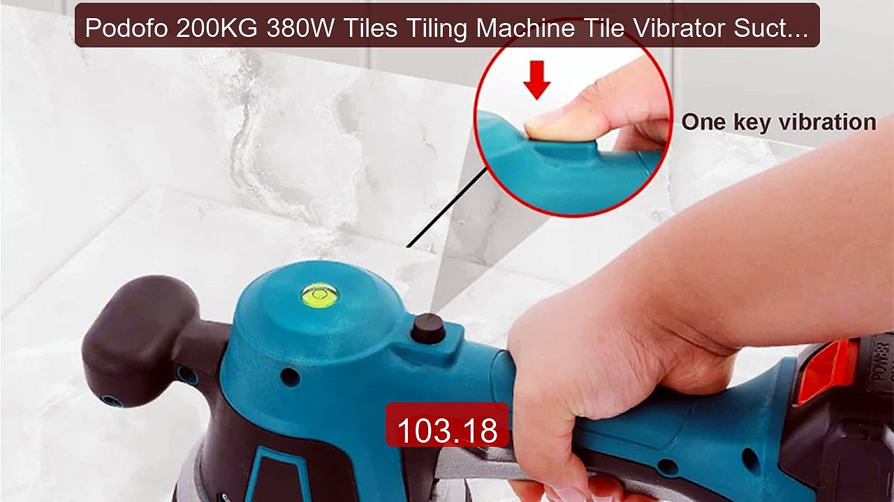 Podofo 200KG 380W Tiles Tiling Machine Tile Vibrator Suction C... -- Best Buy 2026 | Great Quality!