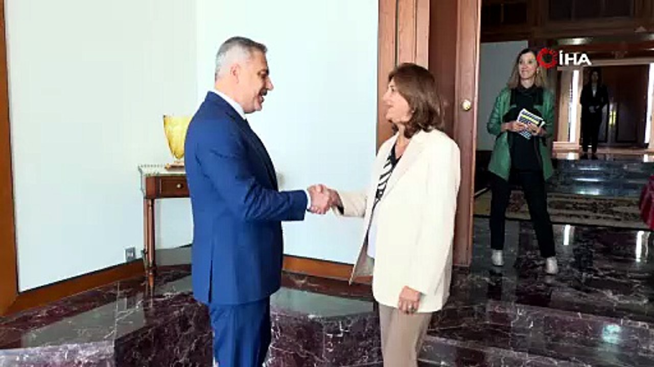 Bakan Fidan, BM Genel Sekreteri’nin Kıbrıs Konusunda Şahsi Temsilcisi Cuellar’ı kabul etti