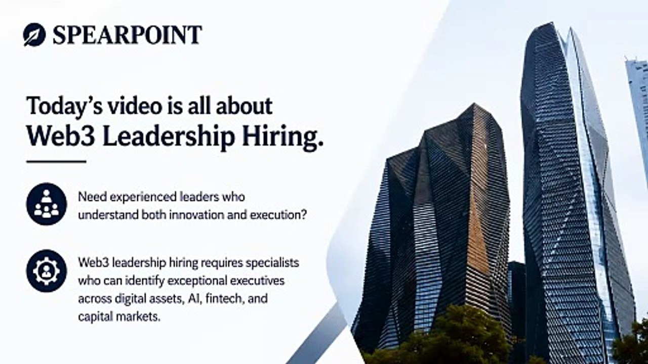 Web3 Leadership Hiring Experts | Spearpoint Search