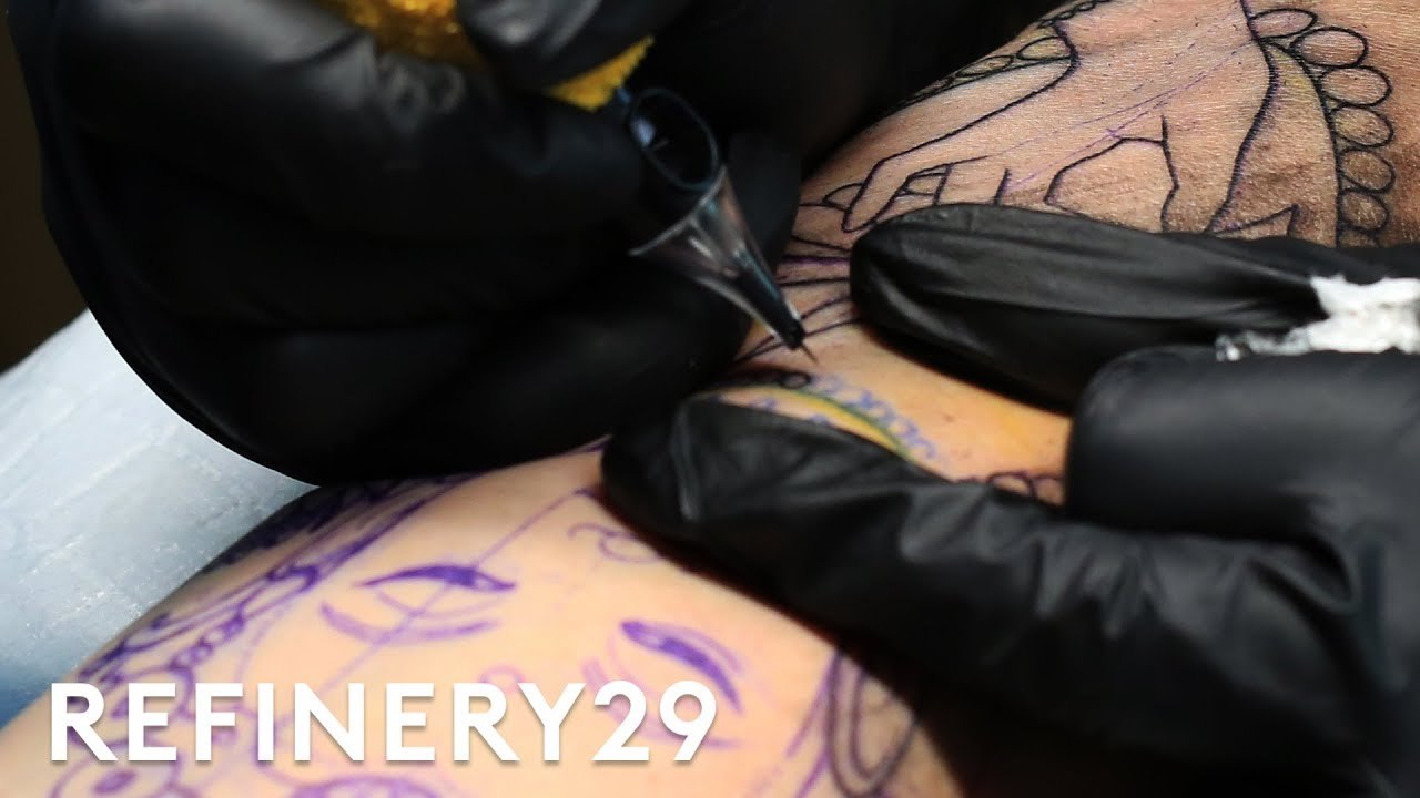 What Getting A Tattoo Really Looks Like Up Close | Macro Beauty | Refinery29