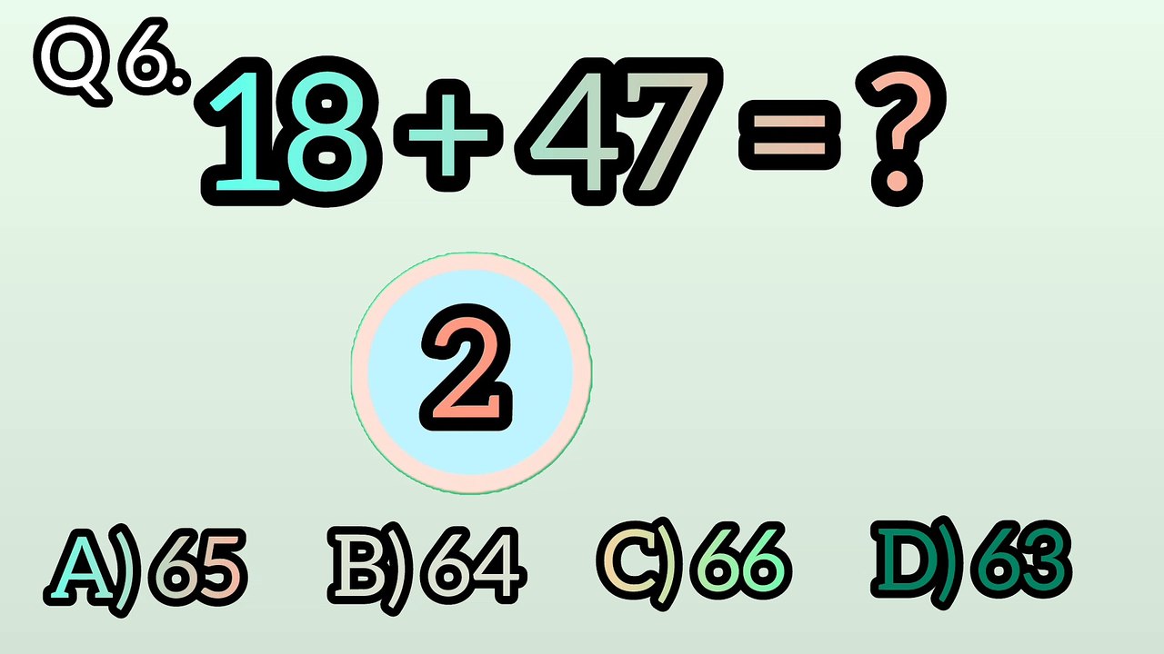 2-minunt Math Challenge | Think Fast and Answer!