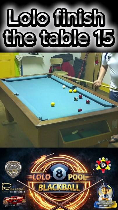 Lolo finish the table 15 #8pool #blackball #billard #ultimatepool #pourtoi #fyp #fluxshorts #reels