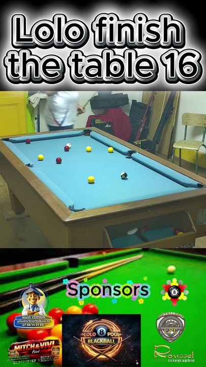 Lolo finish the table 16 #8pool #blackball #billard #ultimatepool #pourtoi #fyp #fluxshorts #reels