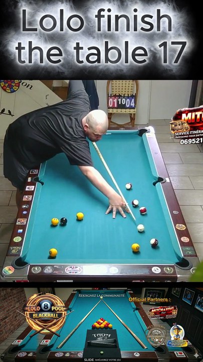 Lolo finish the table 17 #8pool #blackball #billard #ultimatepool #pourtoi #fyp #fluxshorts #reels