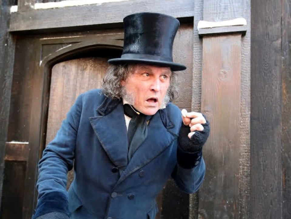Erkannt? Johnny Depp grummelt als Scrooge auf der San Diego Comic-Con